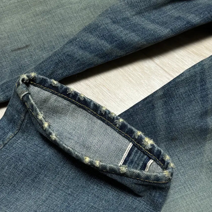 [BUNJANG] RRL Selvedge Denim Jeans / RRL 셔틀 우븐 셀비지 스트레이트 레그 데님 팬츠