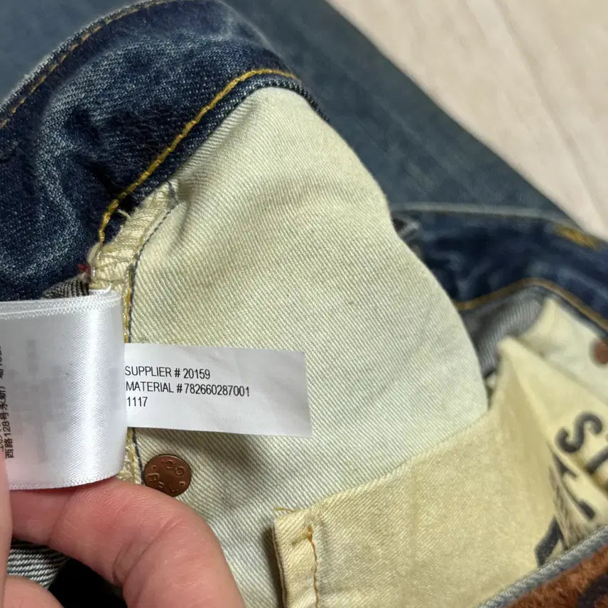 [BUNJANG] RRL Selvedge Denim Jeans / RRL 셔틀 우븐 셀비지 스트레이트 레그 데님 팬츠