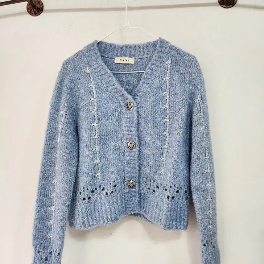 [BUNJANG] MINE Alpaca Blend Cardigan / 한섬 MINE 마인 22fw 알파카블렌드 가디건