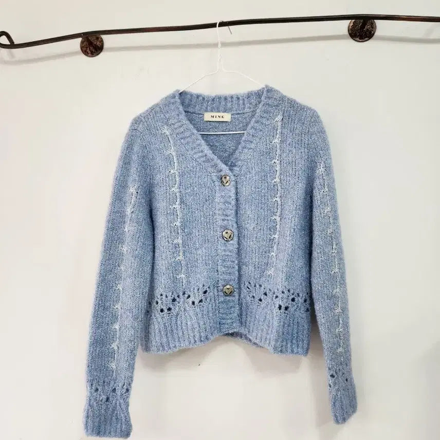 [BUNJANG] MINE Alpaca Blend Cardigan / 한섬 MINE 마인 22fw 알파카블렌드 가디건