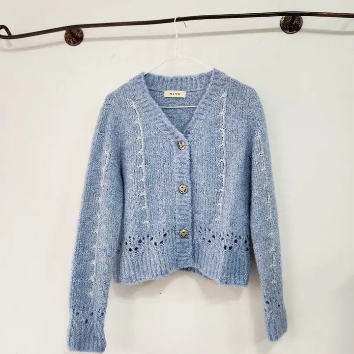 [BUNJANG] MINE Alpaca Blend Cardigan / 한섬 MINE 마인 22fw 알파카블렌드 가디건
