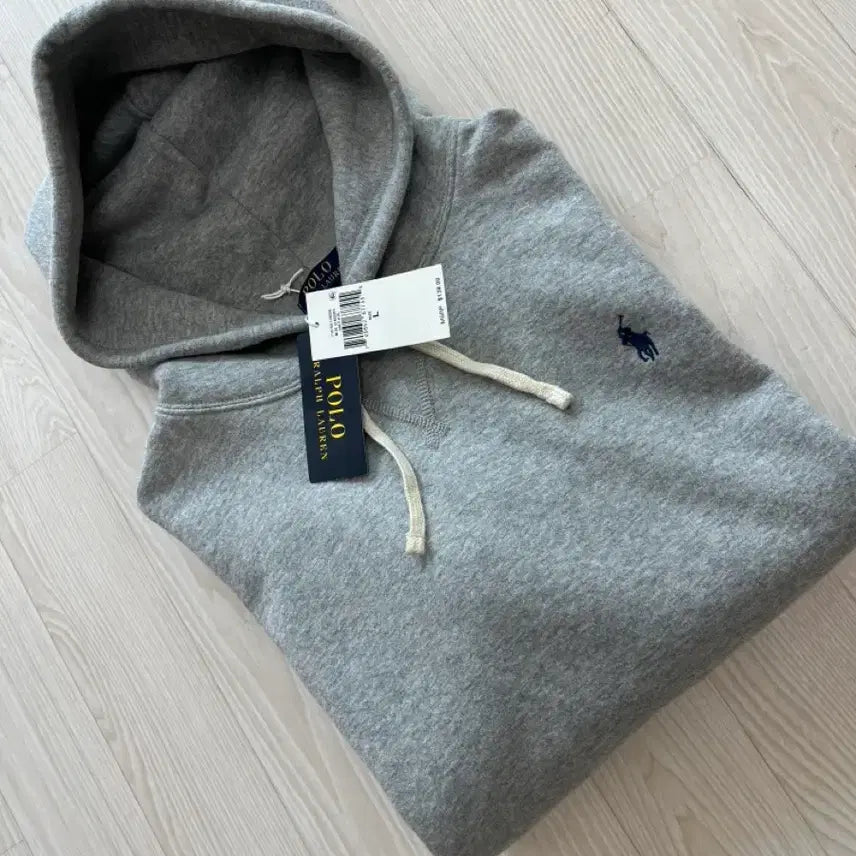 [SOLD OUT] 폴로 랄프로렌 아이콘 로고 스웻 후드 그레이 (L)