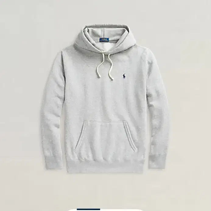 [SOLD OUT] 폴로 랄프로렌 아이콘 로고 스웻 후드 그레이 (L)
