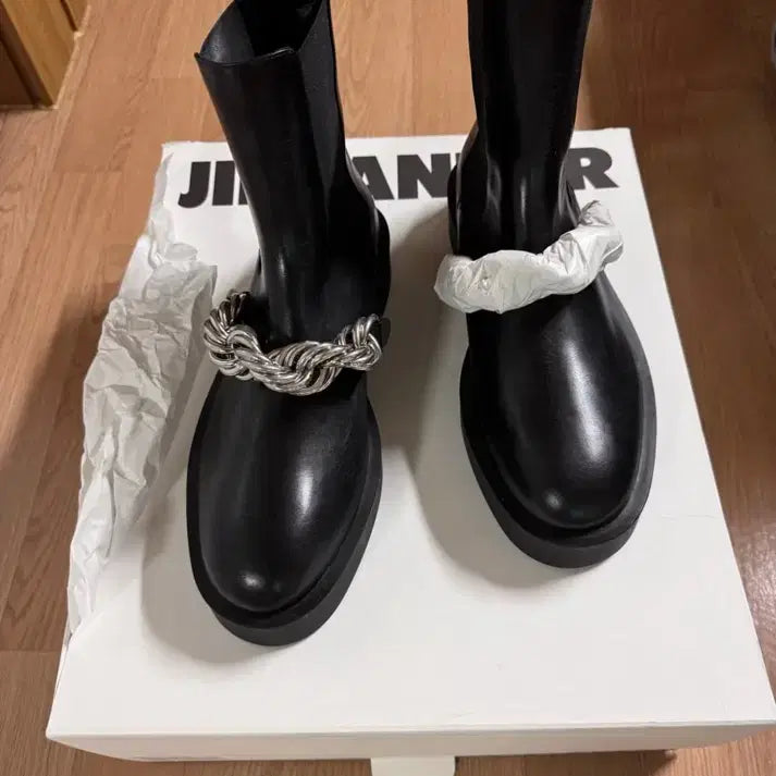 [BUNJANG] Jil Sander Chelsea Boots (Customized) / 질샌더 첼시부츠 42.5