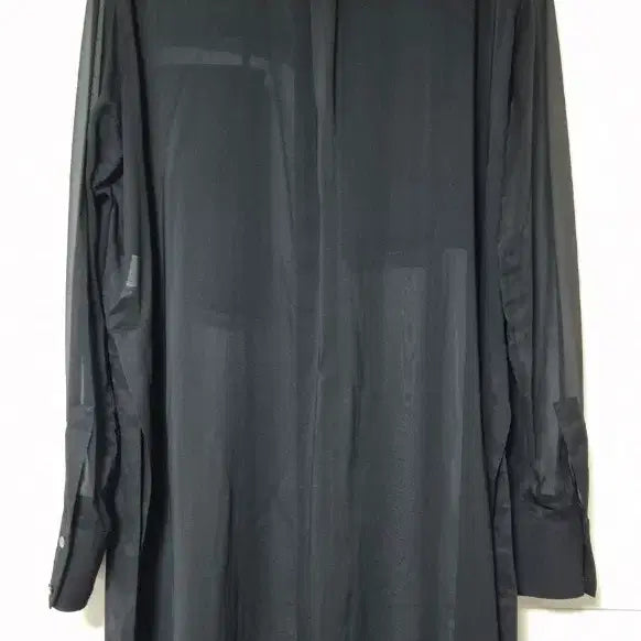 [BUNJANG] Time Silk 100% Long Shirt Jacket / 한섬 타임 실크100% 롱셔츠형 자켓 66