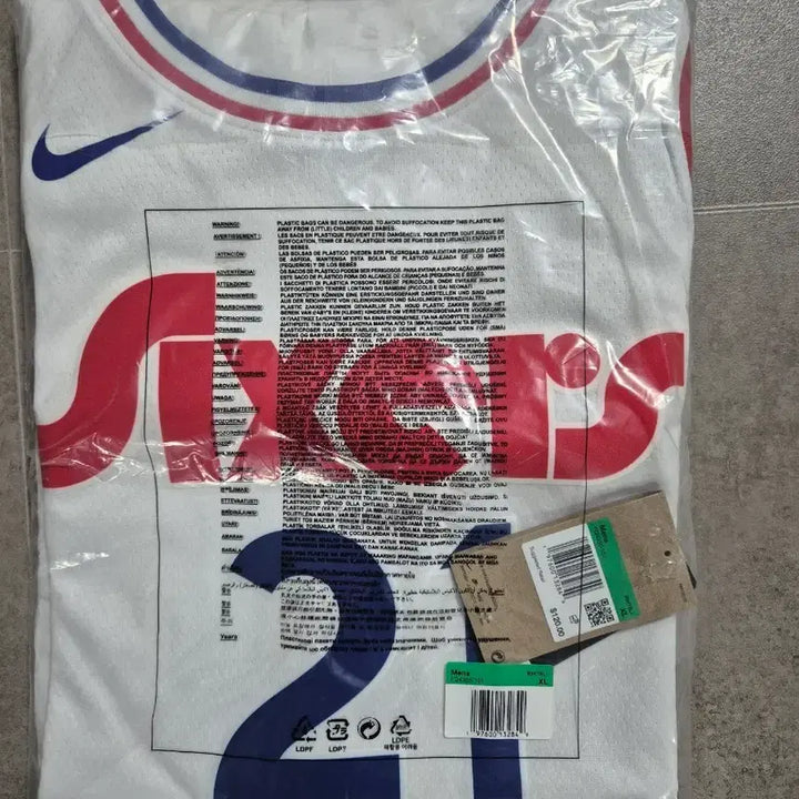 [BUNJANG] Nike NBA Joel Embiid Philadelphia 76ers Swingman Jersey (XL, White) / 52 XL 나이키 NBA 조엘 엠비드 필라델피아 스윙맨 저지 정품 새상품
