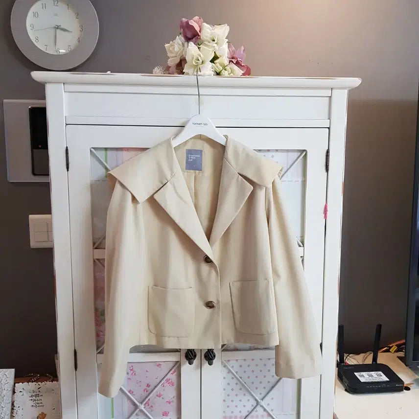[BUNJANG] 8 Seconds Spring Jacket (Ivory) - Size 55-66 / 에잇세컨즈 봄자켓/55-66