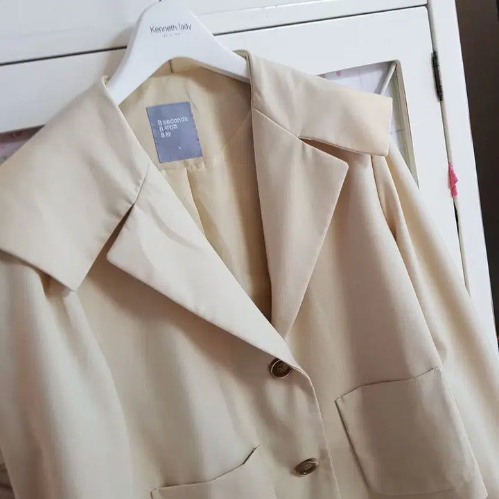 [BUNJANG] 8 Seconds Spring Jacket (Ivory) - Size 55-66 / 에잇세컨즈 봄자켓/55-66