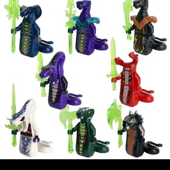 [BUNJANG] Lego Ninjago Snake Tribe Figures (8 Types) - Sealed / 레고 닌자고 뱀 부족 피규어 8종. 미개봉
