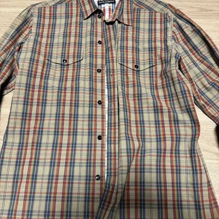[BUNJANG] Dolce &amp; Gabbana Checkered Cotton Shirt / Dolce &amp; Gabbana (돌체앤가바나)셔츠/100-105사이즈