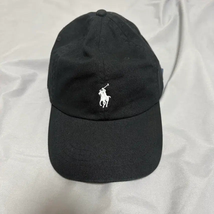 [SOLD OUT] 폴로 랄프로렌 볼캡 모자 (블랙)(화이트포니자수)(새상품)
