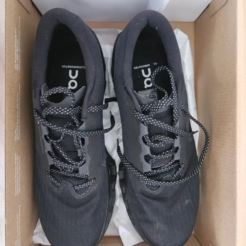 [BUNJANG] On Cloudmonster 3 Black Running Shoes (270mm) / 클라우드몬스터3 블랙 270
