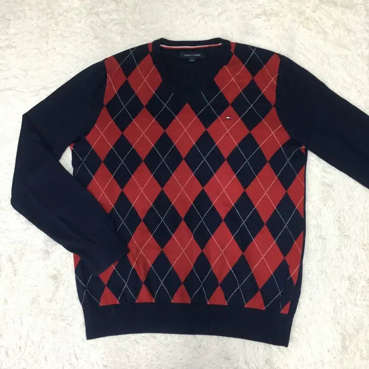 [SOLD OUT] 타미 아가일 라운드넥니트 만원샵 DD14