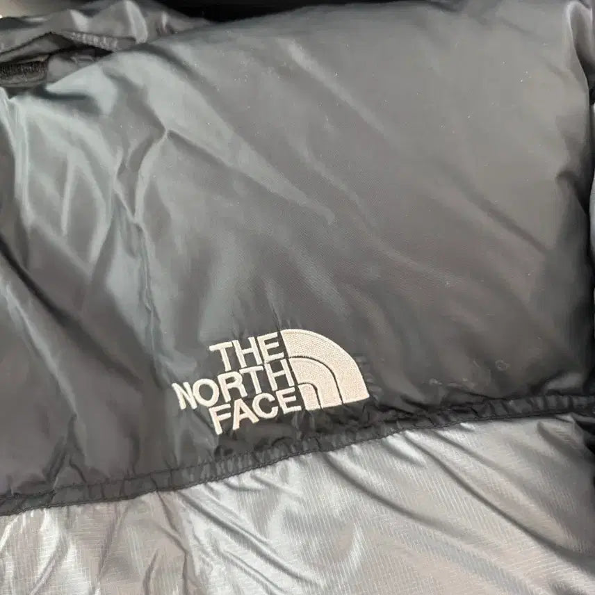 [BUNJANG] The North Face Nuptse Padded Jacket Gray/Black 95 Size / 노스페이스 눕시 패딩 그레이/블랙 95size