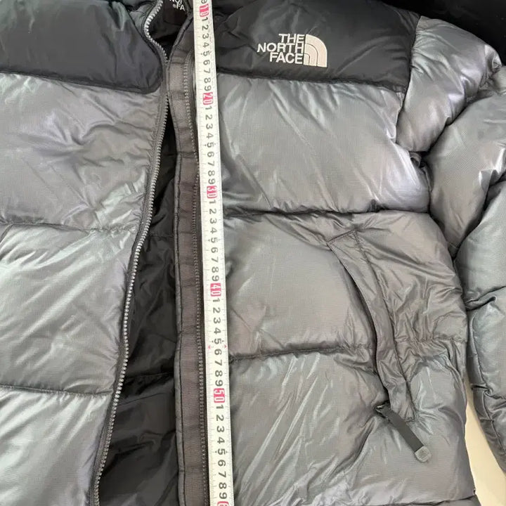 [BUNJANG] The North Face Nuptse Padded Jacket Gray/Black 95 Size / 노스페이스 눕시 패딩 그레이/블랙 95size