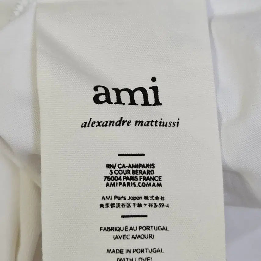 [SOLD OUT] 아미 AMI 케빈라이온스 정품 반팔 티셔츠 M (거의 새상품)