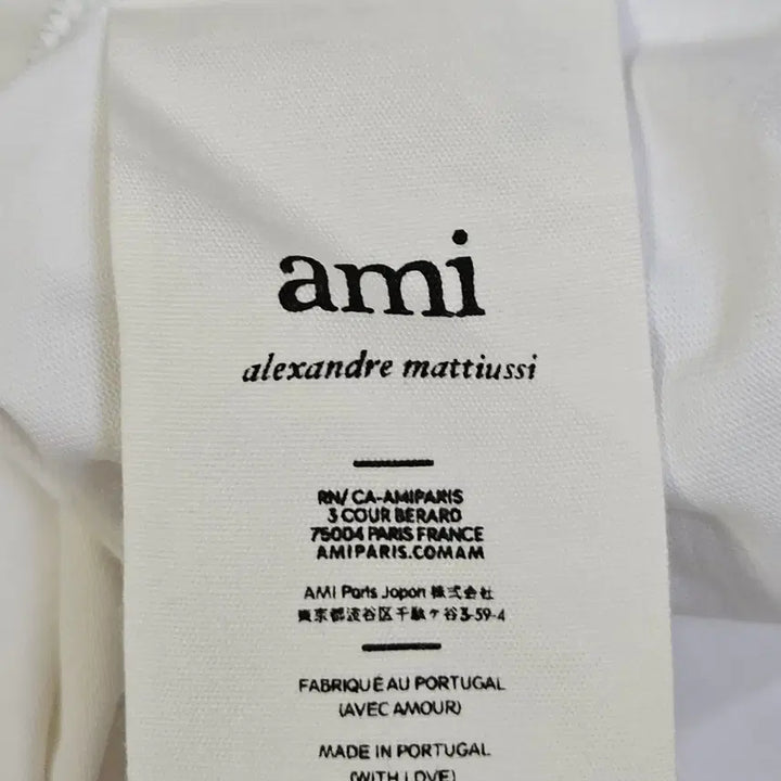 [SOLD OUT] 아미 AMI 케빈라이온스 정품 반팔 티셔츠 M (거의 새상품)