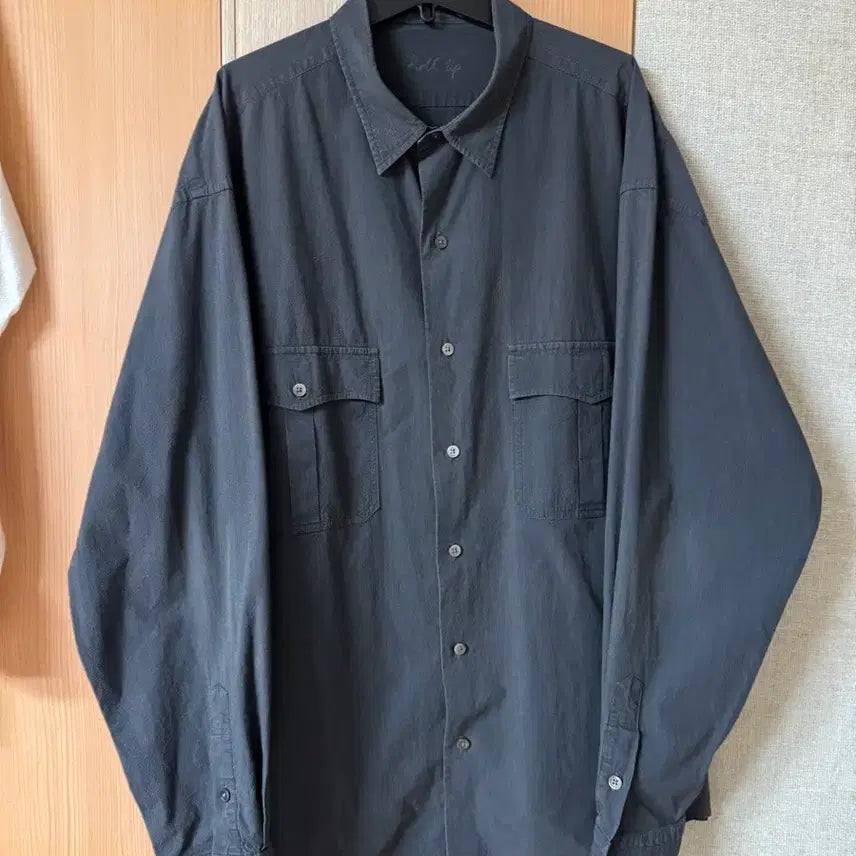 [SOLD OUT] 포터클래식 롤업 셔츠 XXL 핀스트라이프