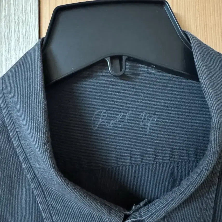 [SOLD OUT] 포터클래식 롤업 셔츠 XXL 핀스트라이프