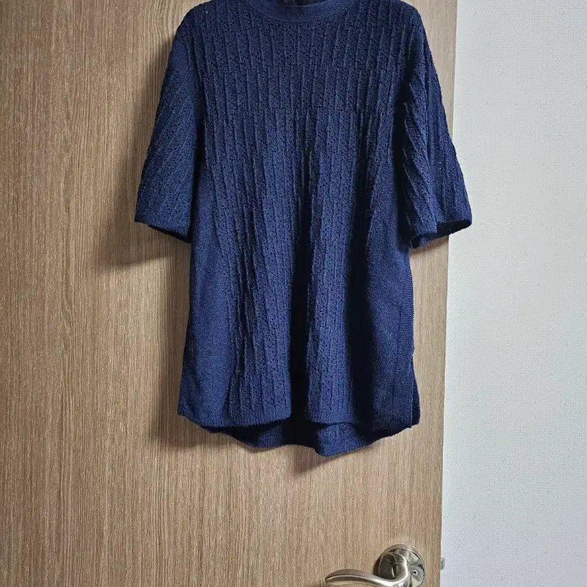 [BUNJANG] System Neckelace Short-Sleeved Knit / ㅣ한섬 시스템 넥레이스 반팔니트ㅣ