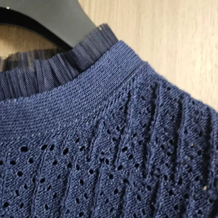 [BUNJANG] System Neckelace Short-Sleeved Knit / ㅣ한섬 시스템 넥레이스 반팔니트ㅣ