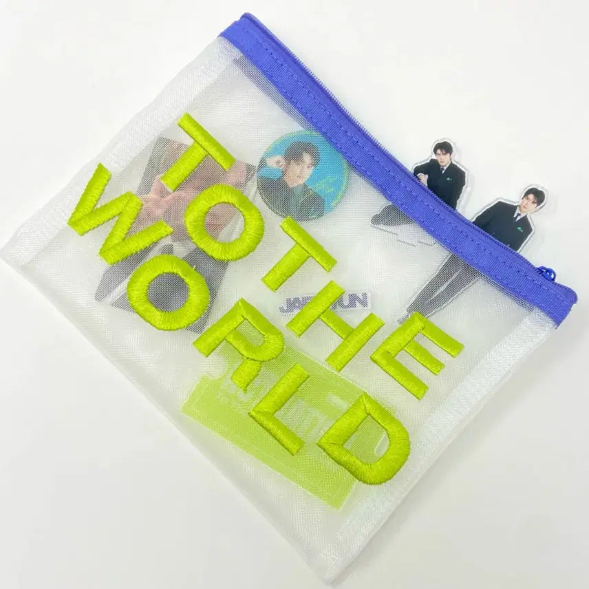 [SOLD OUT] 엔시티 메쉬 파우치 굿즈 TO THE WORLD