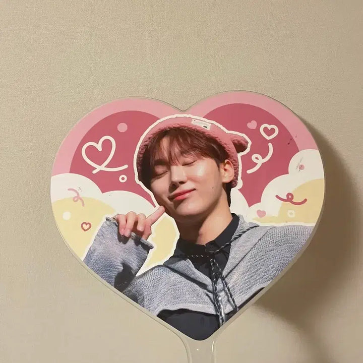 [BUNJANG] Seventeen Seungkwan Heart Uchiwa / 세븐틴 승관 하트 우치와 양도