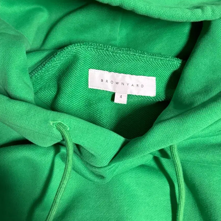 [BUNJANG] Brownyard Sweat Hoodie Green (Size 4) / 브라운야드 스웻 후드 그린