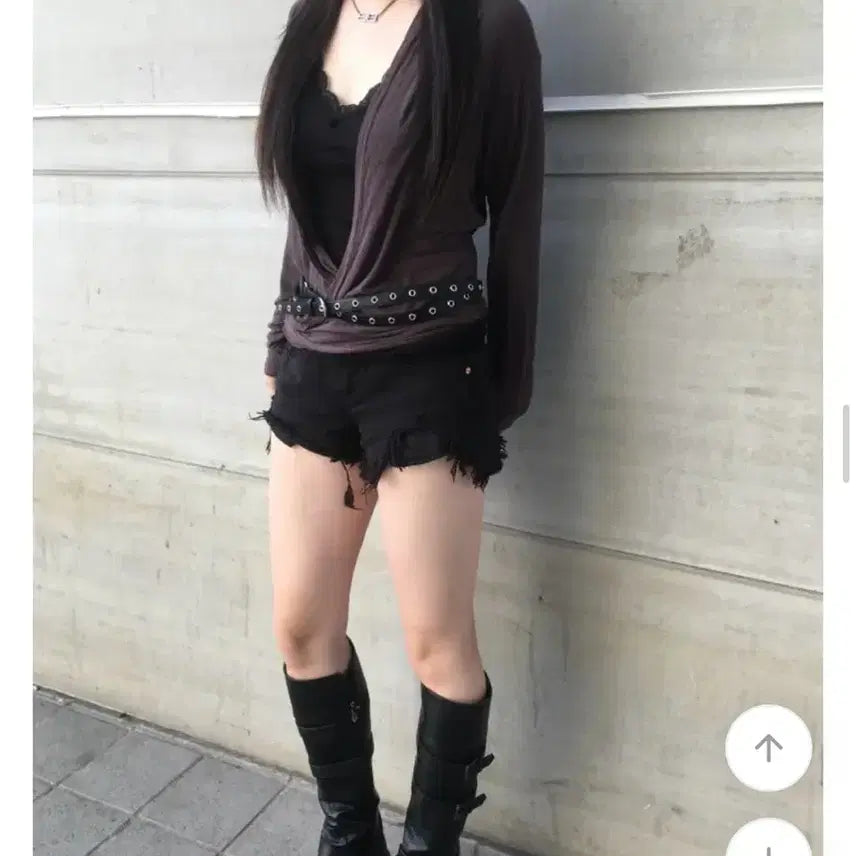 [BUNJANG] Eyelet Layered Belt / 아일렛 레이어드 벨트