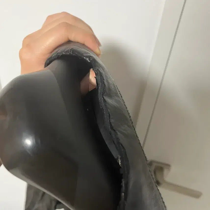 [BUNJANG] Mark Gonzales Leather Shirt Jacket / 마크곤잘레스 레더 셔츠자켓