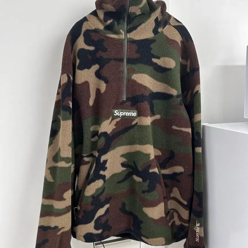 [BUNJANG] Supreme Polartec Anorak Camo Jacket / 슈프림 폴라텍 아노락 카모