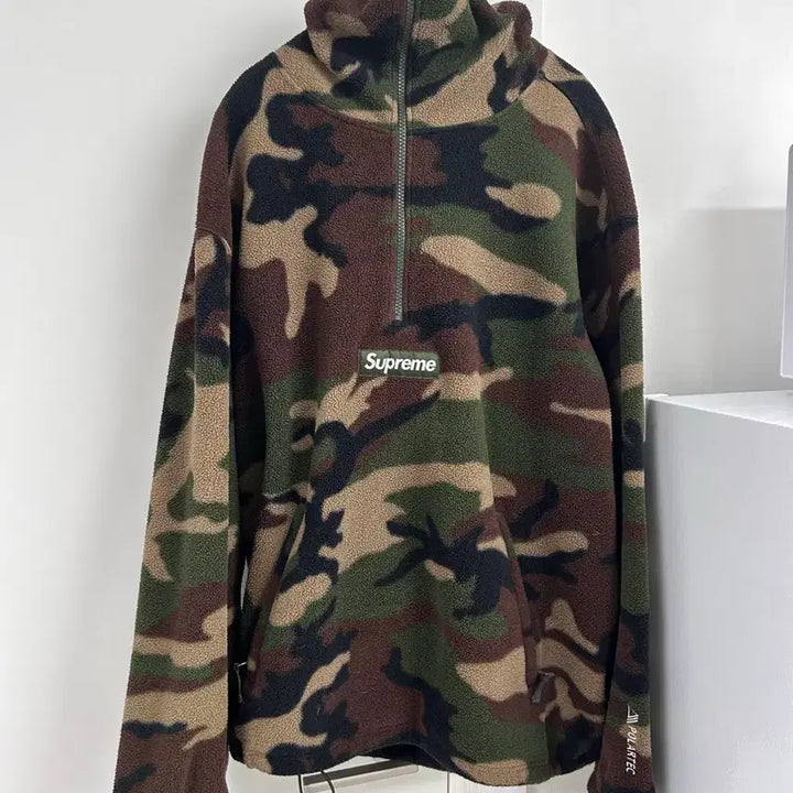 [BUNJANG] Supreme Polartec Anorak Camo Jacket / 슈프림 폴라텍 아노락 카모