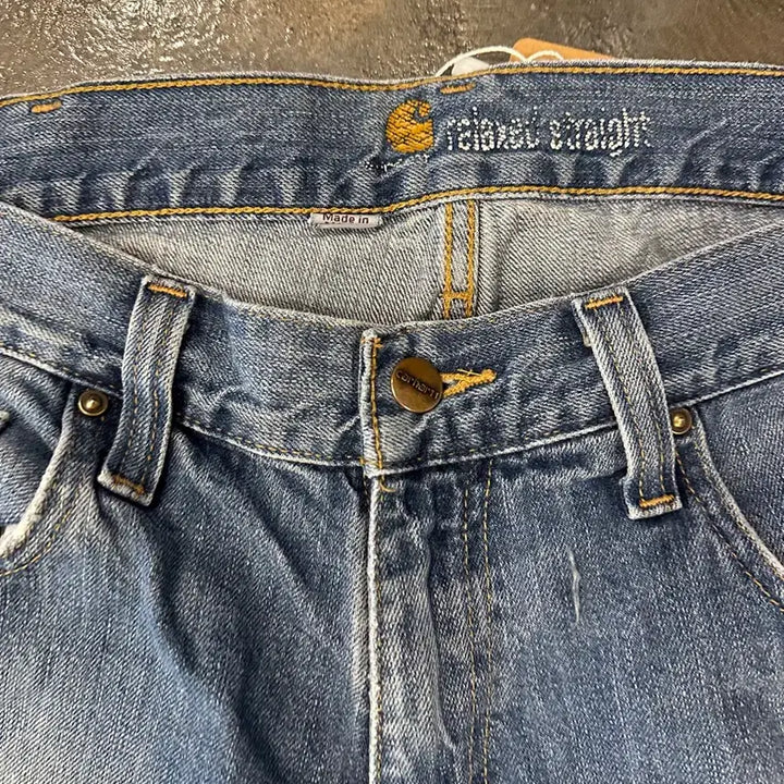 [BUNJANG] Carhartt Relaxed Fit Denim Pants 34x32 / Carhartt 칼하트 릴렉스핏 데님팬츠 34x32