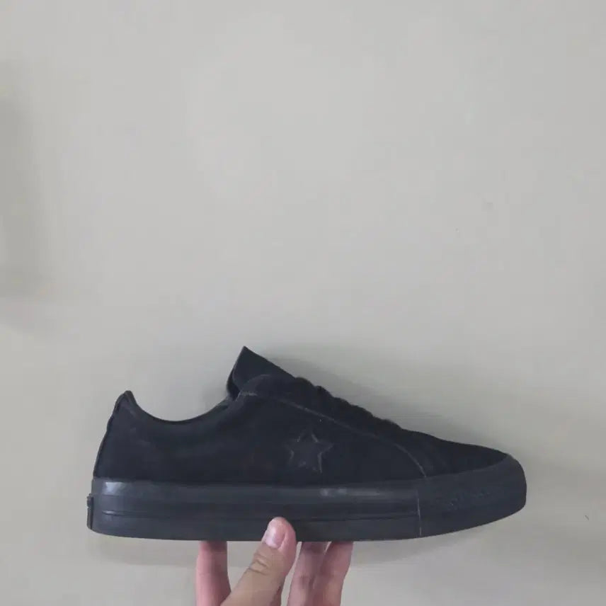 [BUNJANG] Converse One Star Pro Classic Low Suede Triple Black (Discontinued) / [270] 컨버스 원스타 프로 클래식 로우 스웨이드 트리플블랙ㅡ단종매물