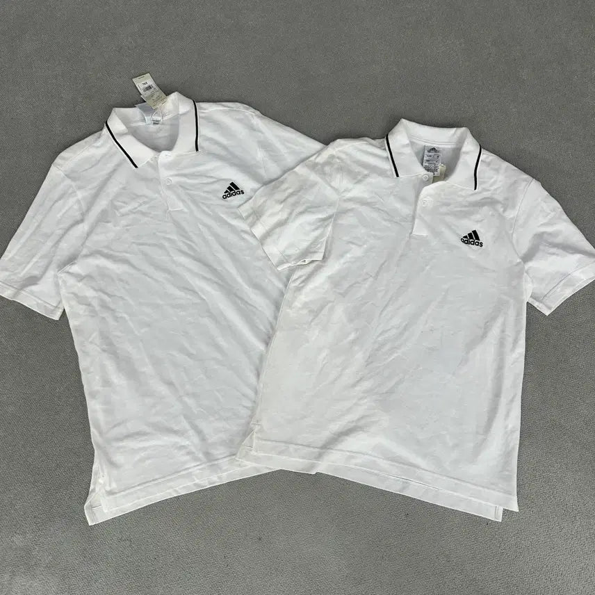 [BUNJANG] Adidas White PK Short Sleeve T-Shirt 2XL / 아디다스 화이트 PK 반팔 티셔츠 2XL /M