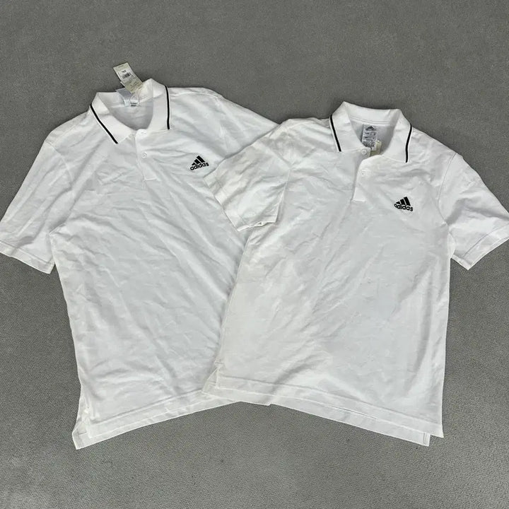 [BUNJANG] Adidas White PK Short Sleeve T-Shirt 2XL / 아디다스 화이트 PK 반팔 티셔츠 2XL /M