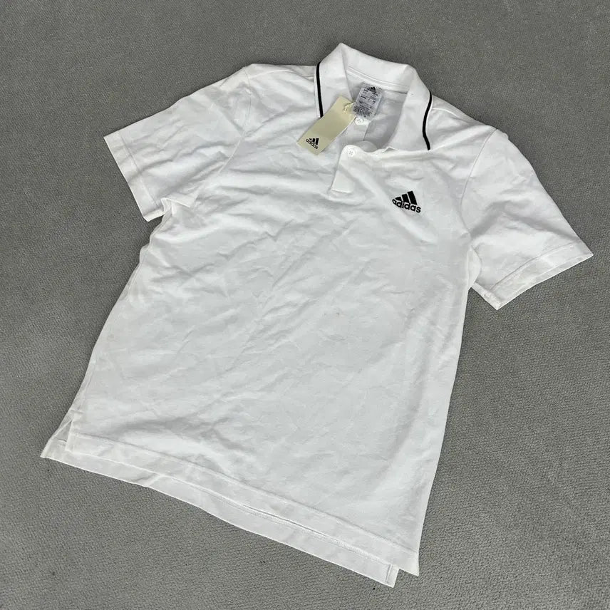 [BUNJANG] Adidas White PK Short Sleeve T-Shirt 2XL / 아디다스 화이트 PK 반팔 티셔츠 2XL /M