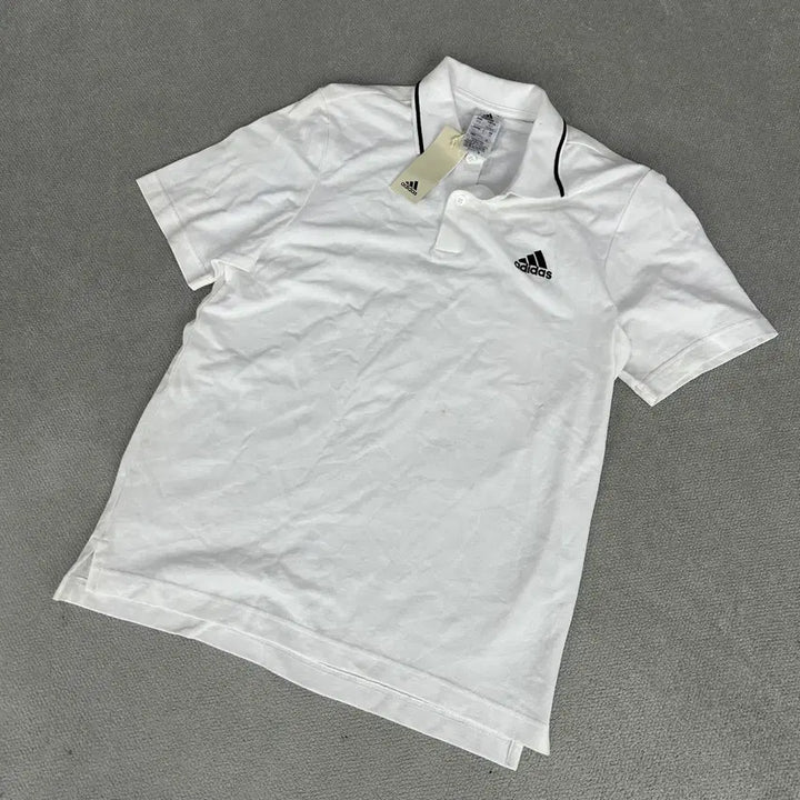 [BUNJANG] Adidas White PK Short Sleeve T-Shirt 2XL / 아디다스 화이트 PK 반팔 티셔츠 2XL /M