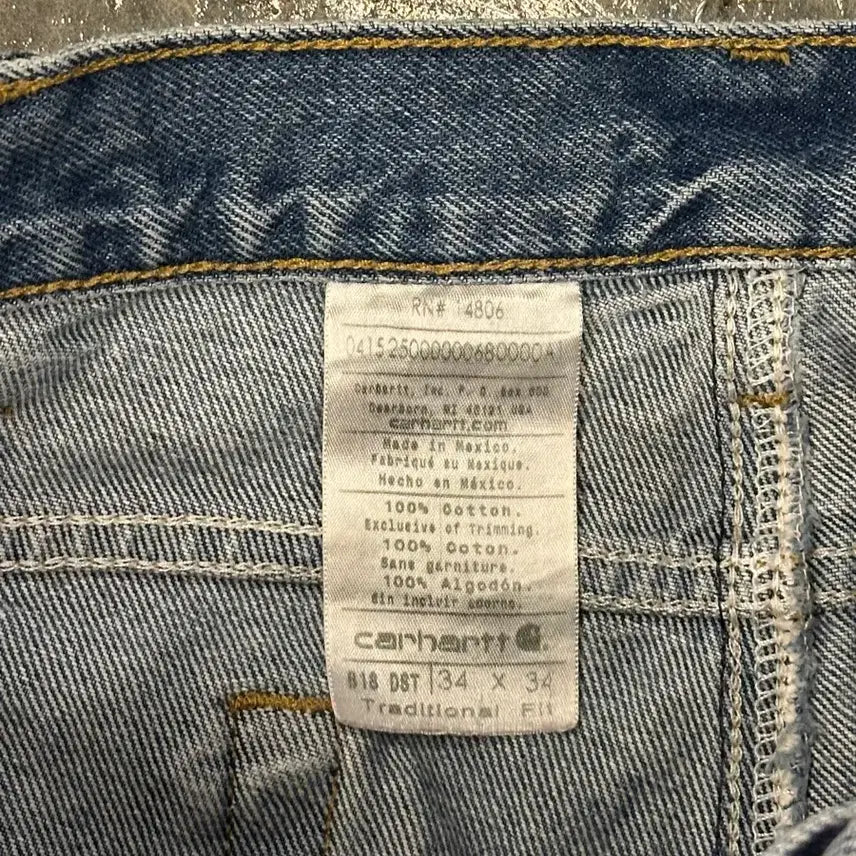 [BUNJANG] Carhartt Traditional Fit Denim Pants 34x34 / Carhartt 칼하트 Traditional fit 데님팬츠 34x34