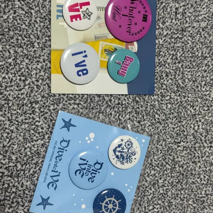 [BUNJANG] IVE Official Badge Set / 아이브 공식굿즈 뱃지