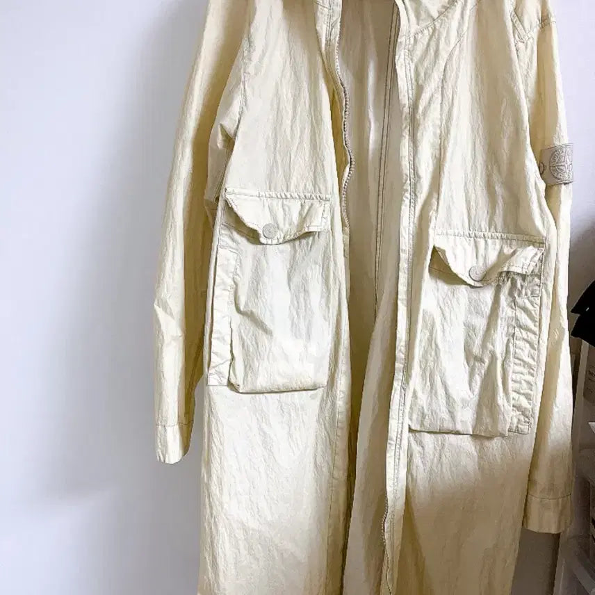 [BUNJANG] Stone Island Ghost Piece Long Windbreaker / 스톤아일랜드 고스트피스 롱 바람막이
