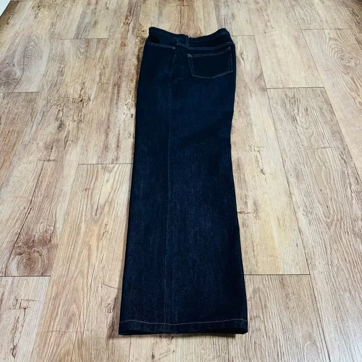 [BUNJANG] Uniqlo Wide Straight Jeans Navy 25 / 유니클로 와이드스트레이트진 69 Navy 25
