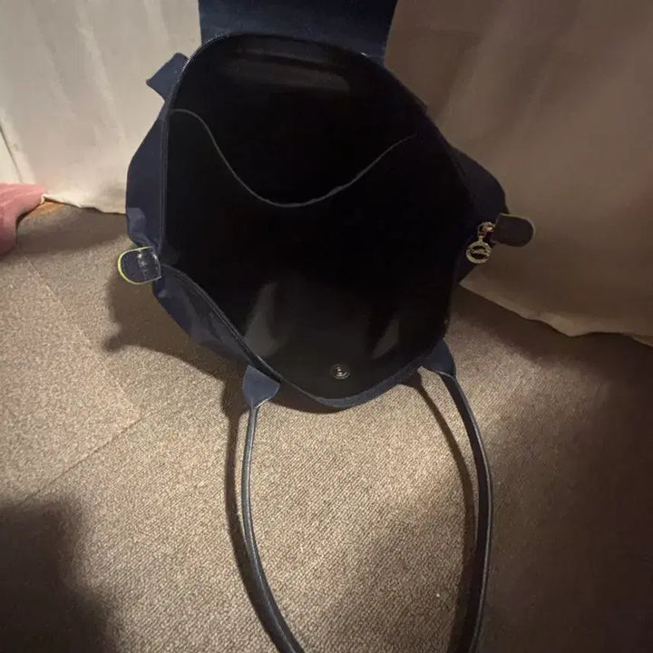[BUNJANG] Longchamp Neo Shopper Bag (Navy, Large) / 롱샴<정품>르 플리아쥬 네오 오리지널 토트백 네이비 L