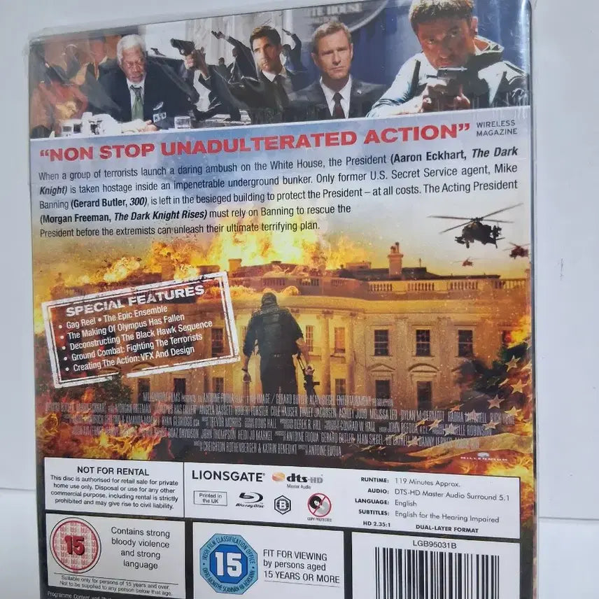[BUNJANG] Olympus Has Fallen Blu-ray Movie / 미개봉Olympus Has Fallen 블루레이 영화