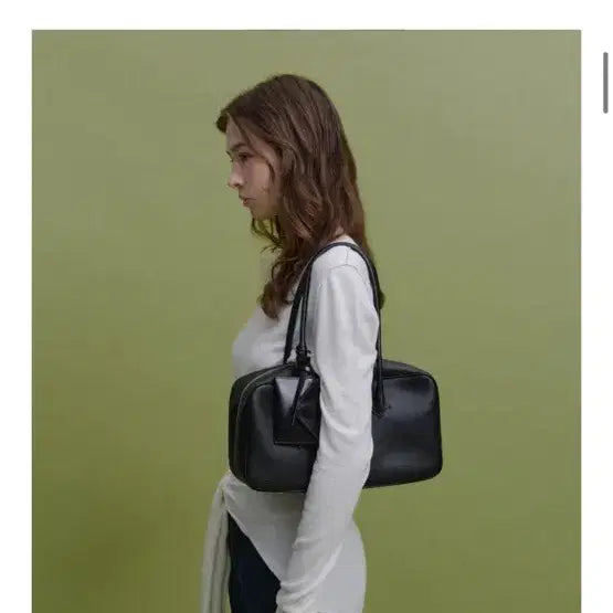 [BUNJANG] Fyeo Lann Leather Tote Bag / fyeo lann lether tote bag black
