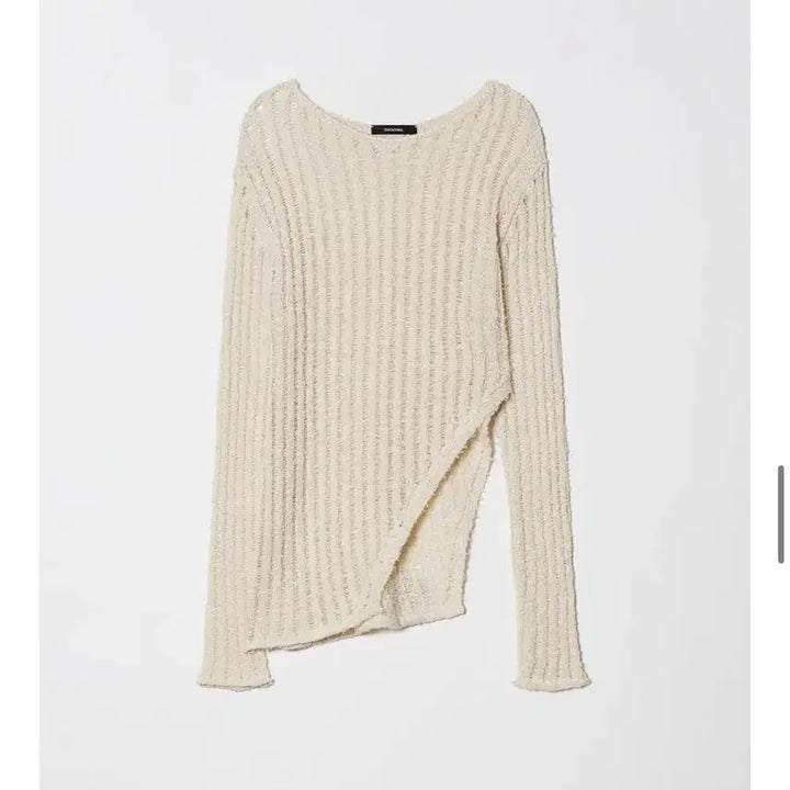 [BUNJANG] Diagonal Netting Slit Knit Sweater / 다이애그널 netting slit knit 노윤서니트