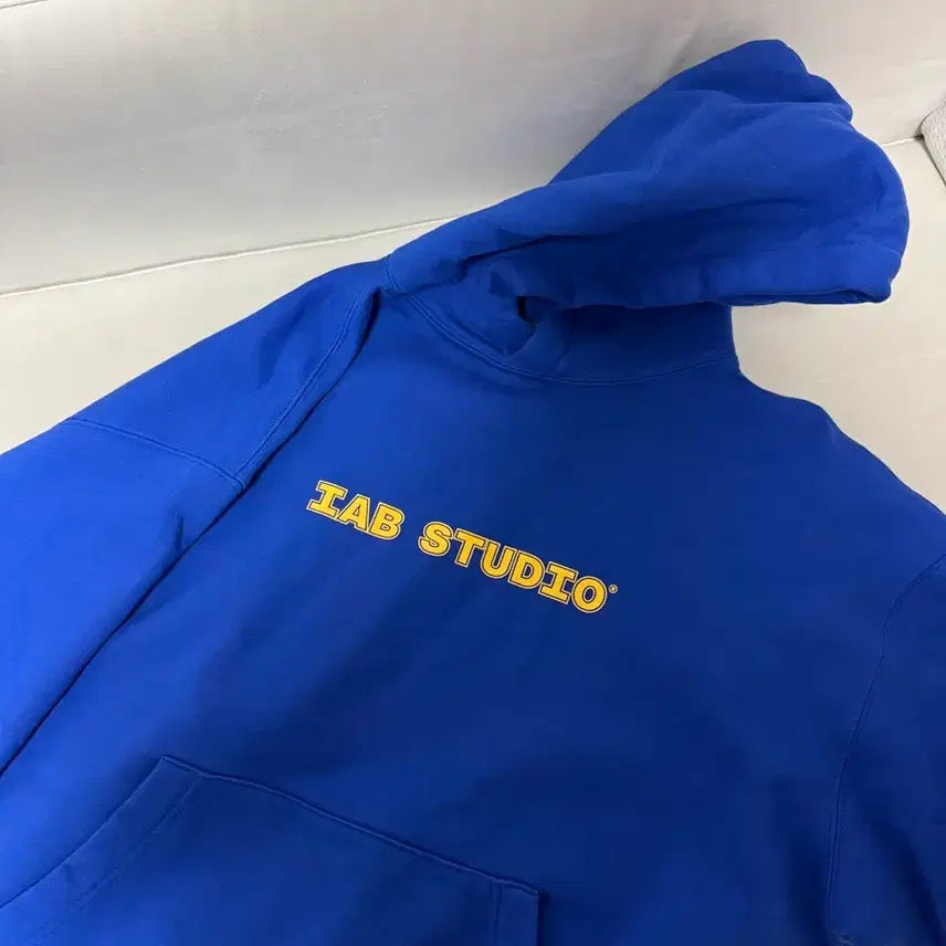 [BUNJANG] IAB Studio Blue Hoodie XL / IAB STUDIO 블루 후드티 XL