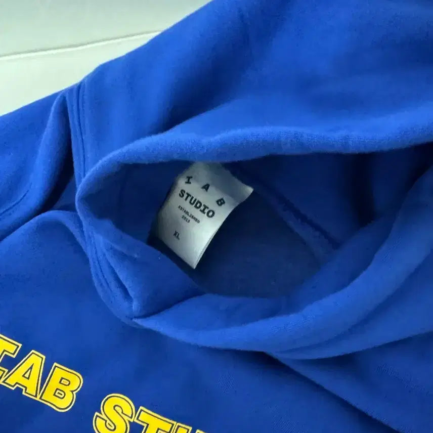 [BUNJANG] IAB Studio Blue Hoodie XL / IAB STUDIO 블루 후드티 XL