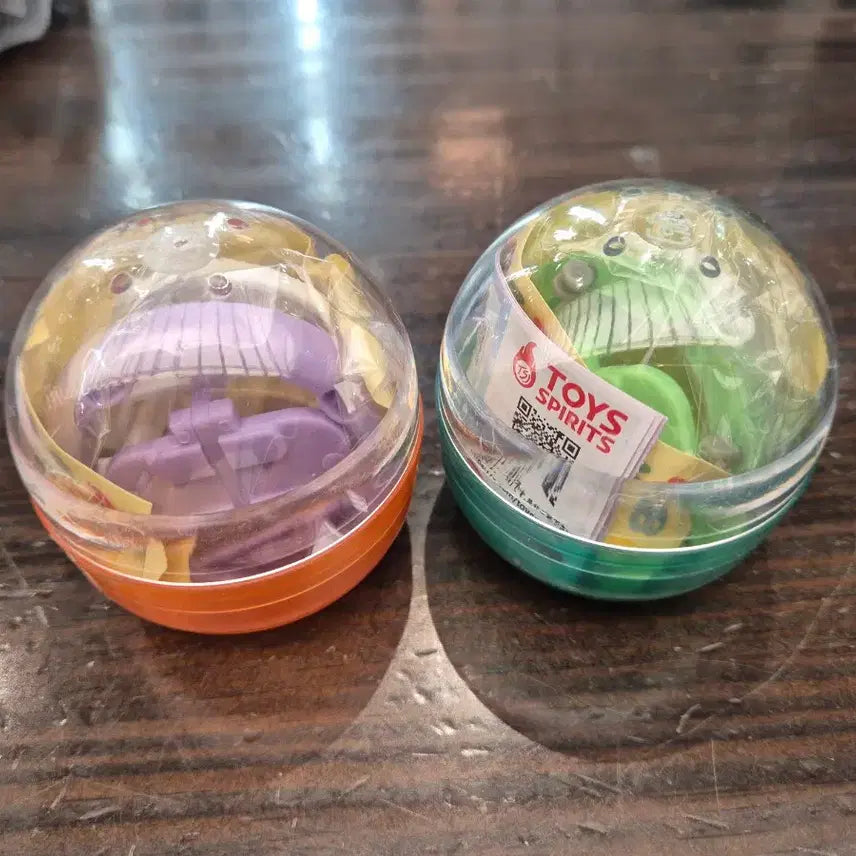 [BUNJANG] Plush Doll Walking Hanger Set (Green, Purple) / 가챠 인형 누이 걸음마 행거