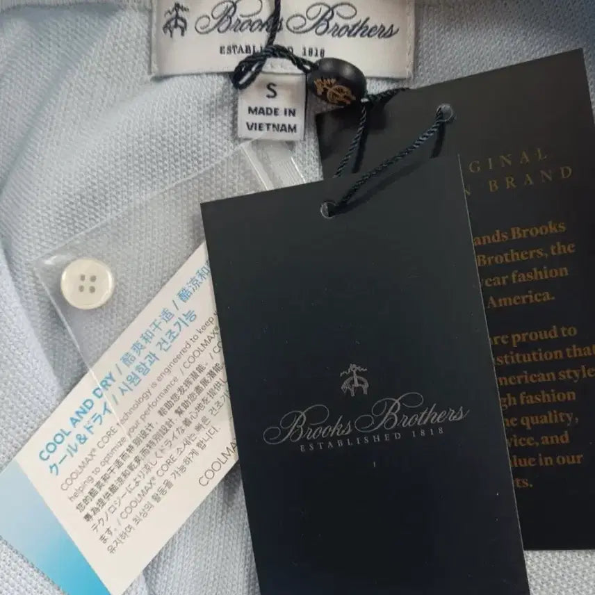 [BUNJANG] Brooks Brothers Polo Short Sleeve T-shirt / 브룩스브라더스 폴로 반팔티 택달린새것 스몰(95~100)사이즈